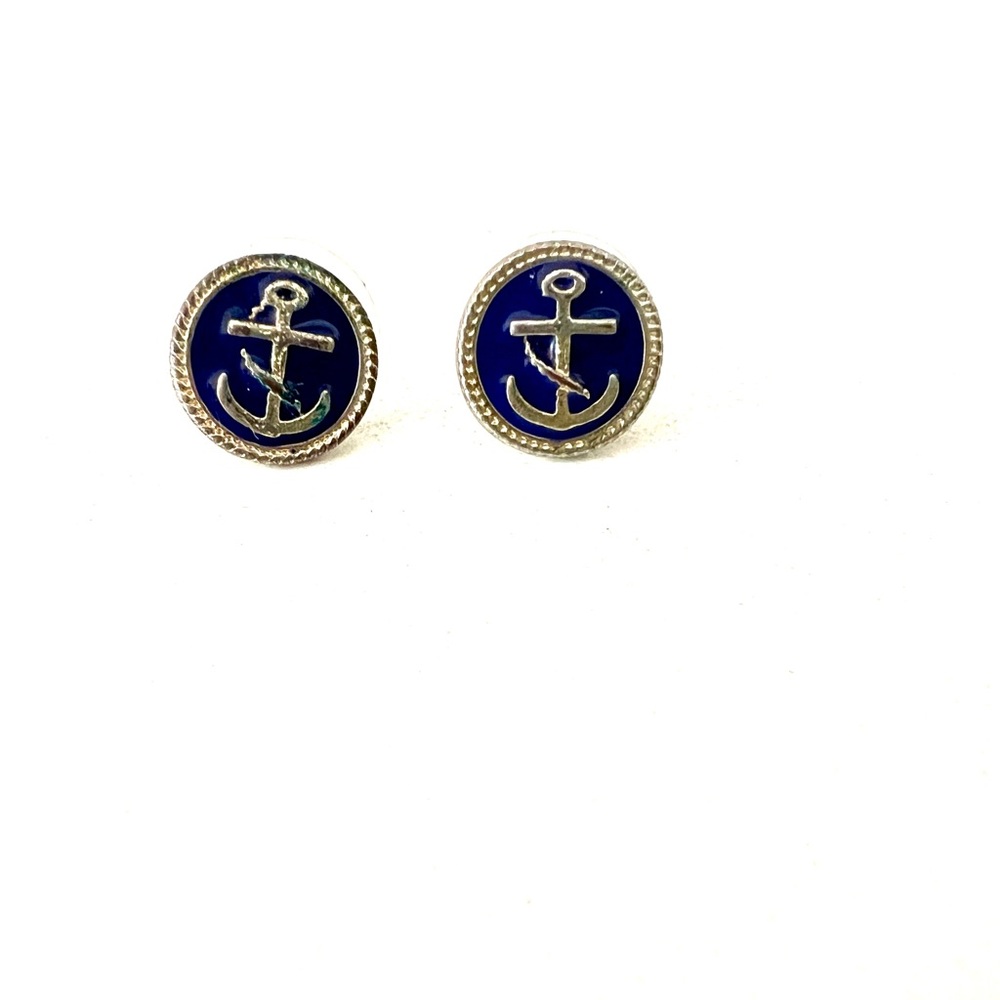 Nautical Anchor Stud Earrings